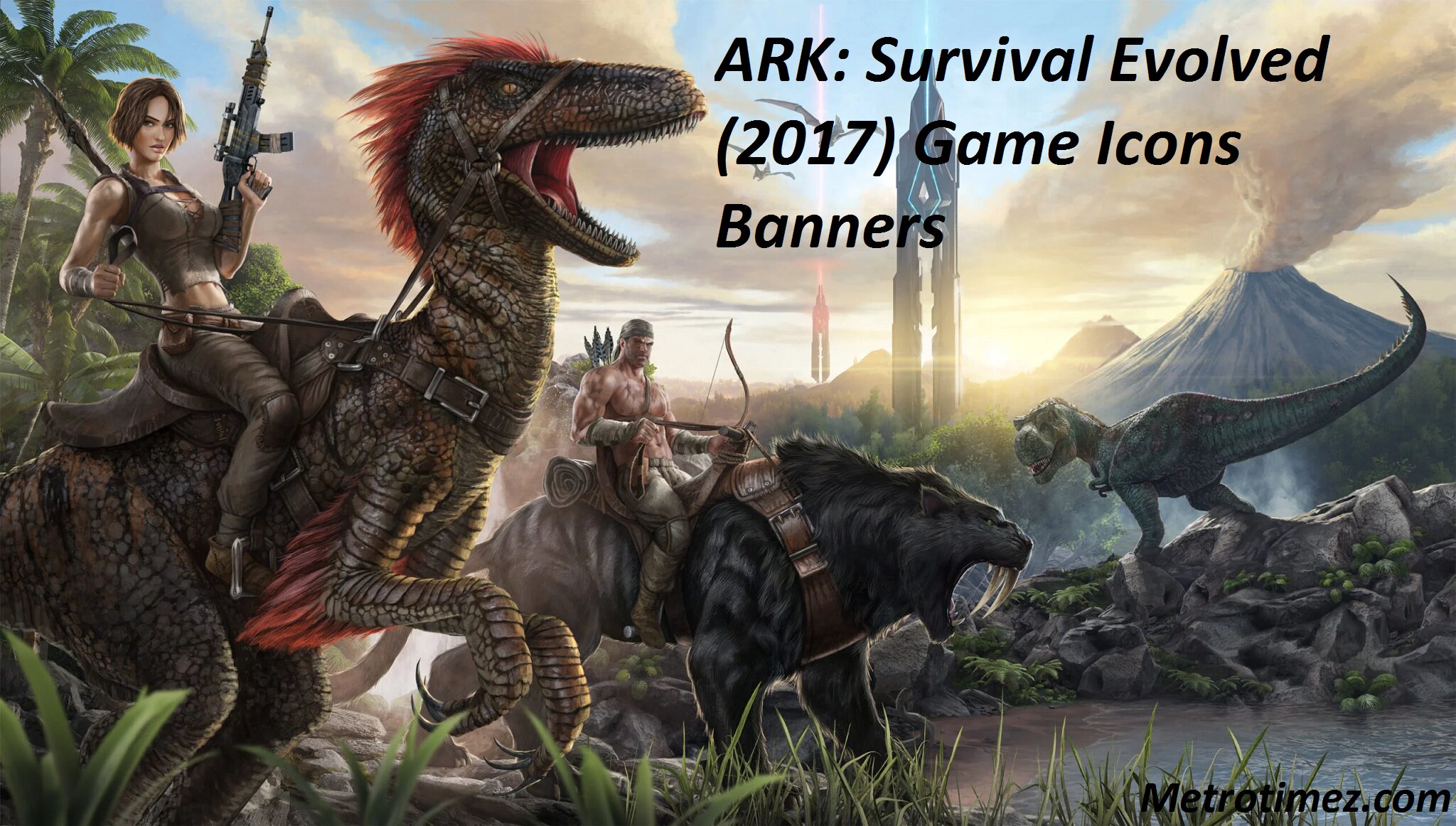 ARK: Survival Evolved (2017) Game Icons Banners 