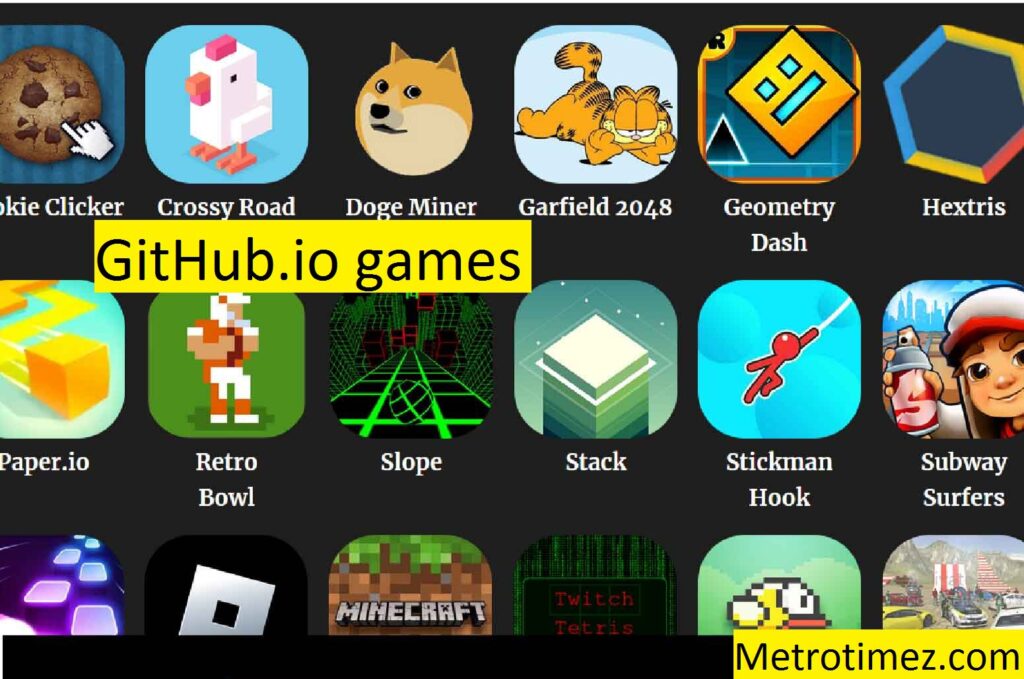 GitHub.io games