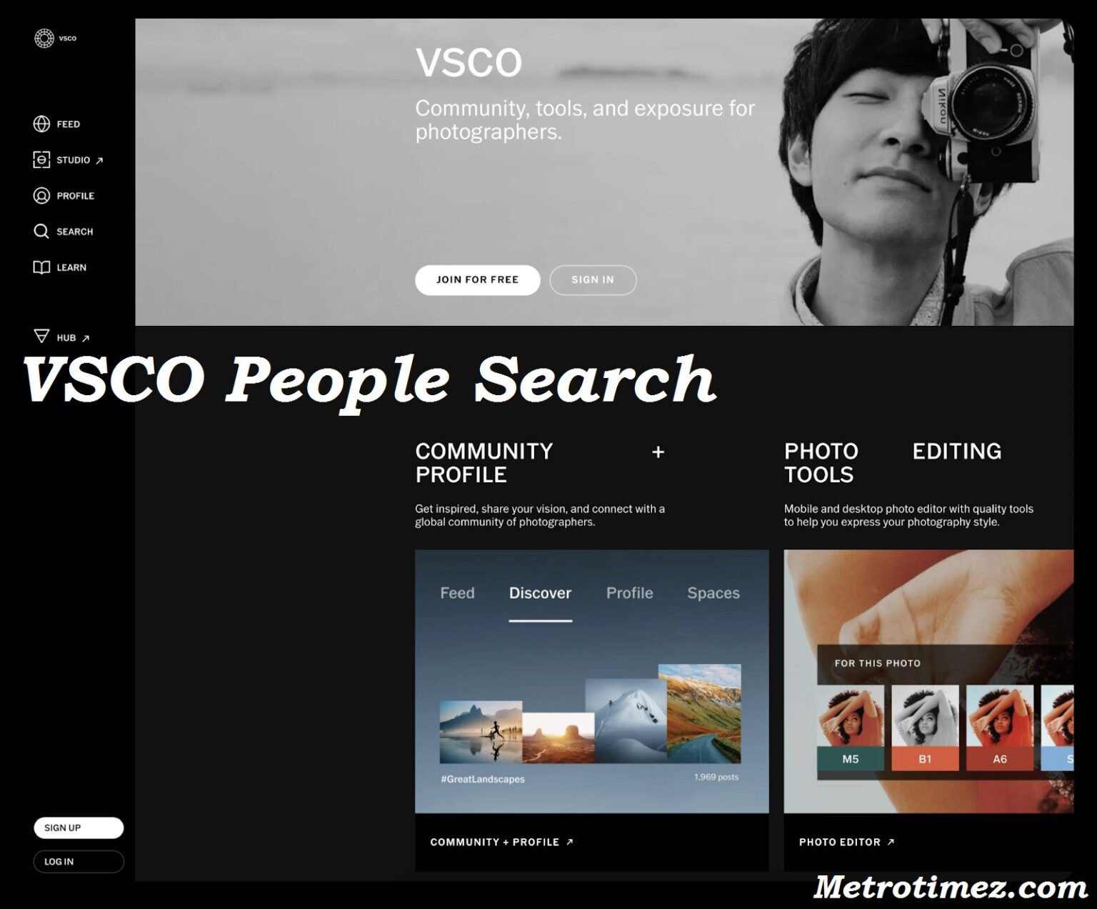 VSCO People Search: A Complete Guide and its Benefits