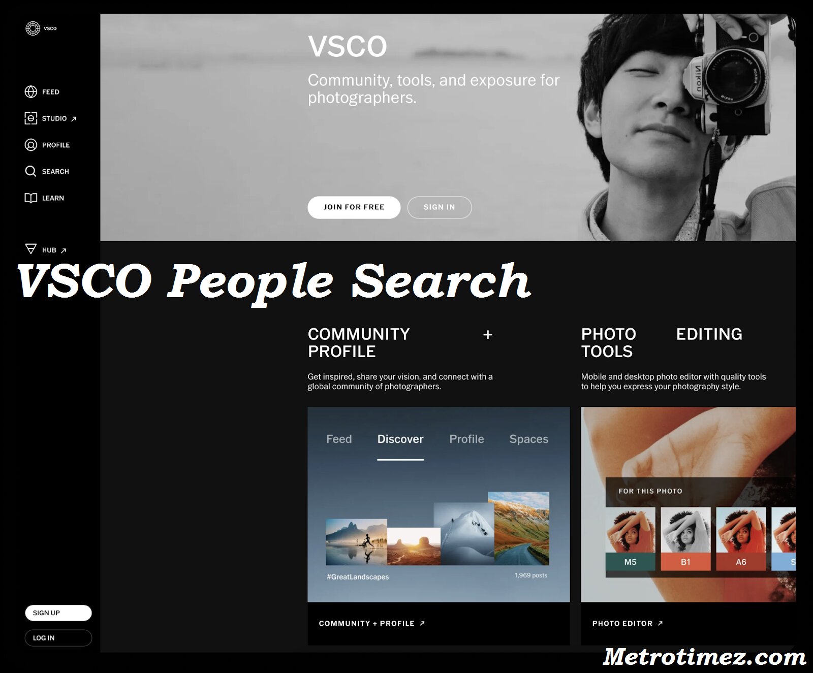 VSCO People Search