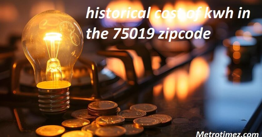 historical cost of kwh in the 75019 zipcode