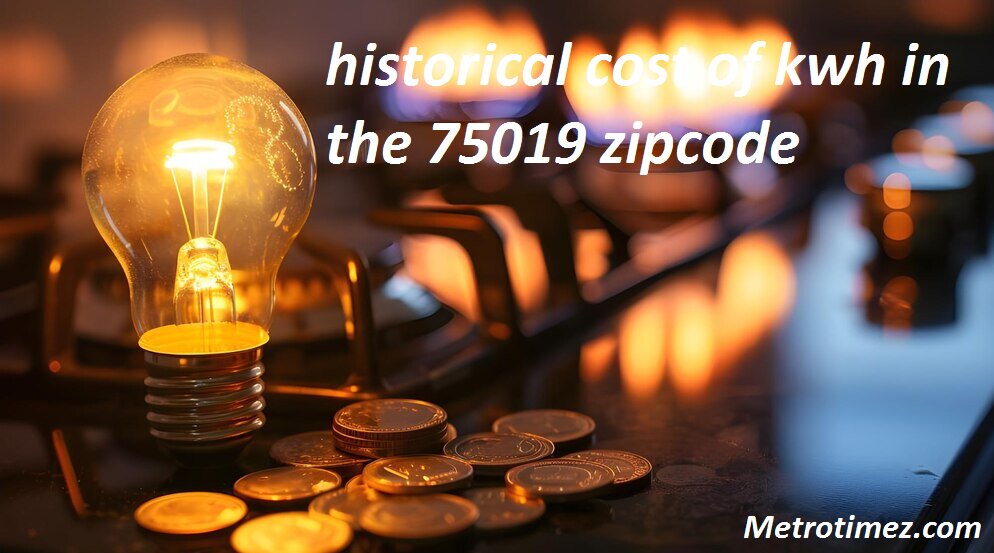 historical cost of kwh in the 75019 zipcode